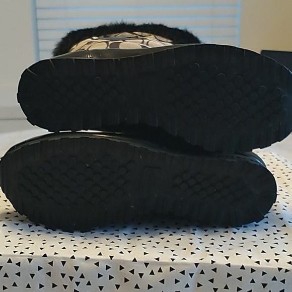Coach Leatherware mid-calf fur boots - Picture 3 of 7